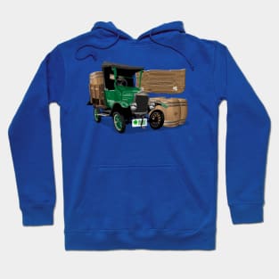 Saint Patrick's vintage cartoon truck Hoodie